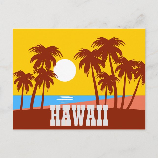 Carte postale Hawaii Travel (Devant)