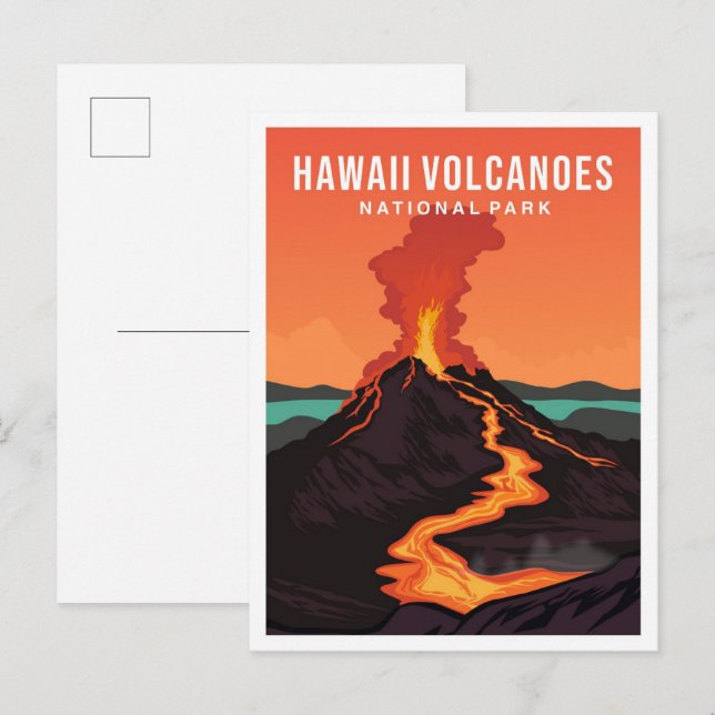 Carte Postale Hawaii Volcano National Park USA Travel (Devant / Derrière)