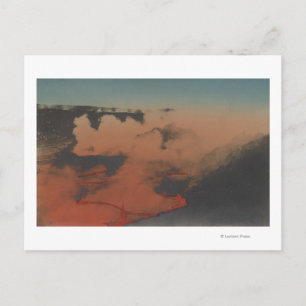 Carte Postale Hawaii - Vue du volcan Kilauea en HA