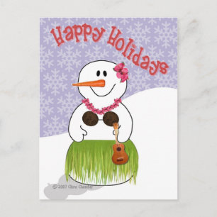 Carte postale Hawaiian SnowWoman