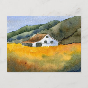 Carte postale "Hay Field" Country Roads