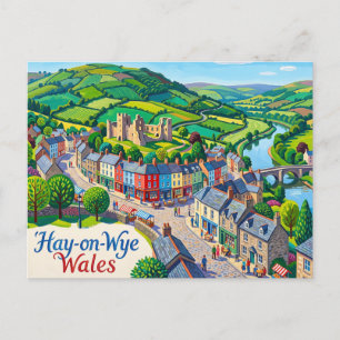 Carte Postale Hay-on-Wye Pays de Galles