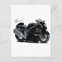 Hayabusa Black Bike