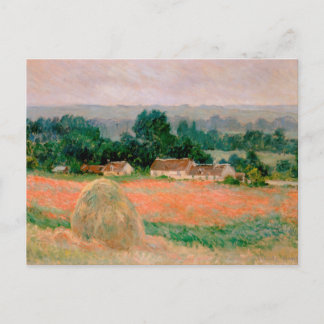 Carte Postale Haystack à Giverny - Claude Monet - 1886