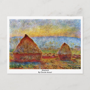 Carte Postale Haystack Par Claude Monet