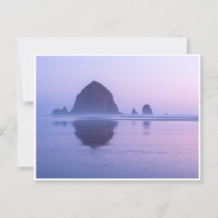Carte Postale Haystack Rock Cannon Beach Oregon à Dusk