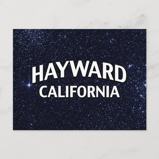 Carte Postale Hayward Californie (Devant)