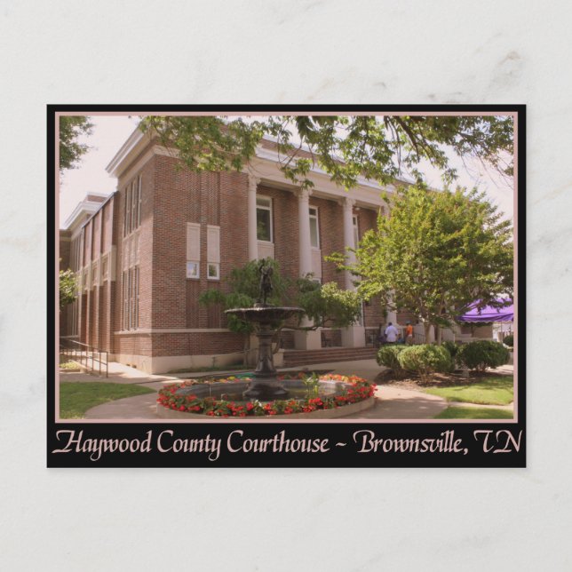 Carte Postale Haywood County Courthouse - Brownsville (TN) (Devant)