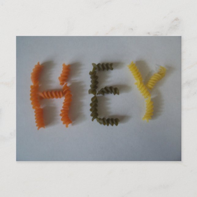 Carte Postale Hé Macaroni ! (Devant)