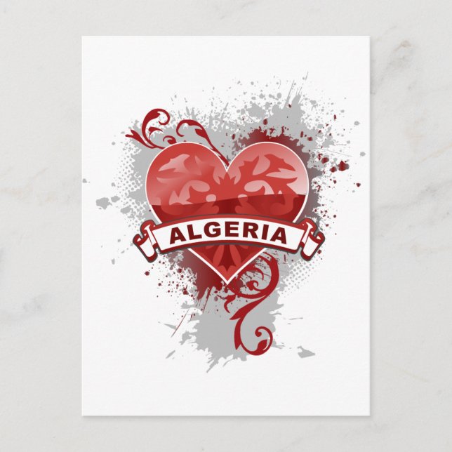 Carte Postale Heart Algérie (Devant)