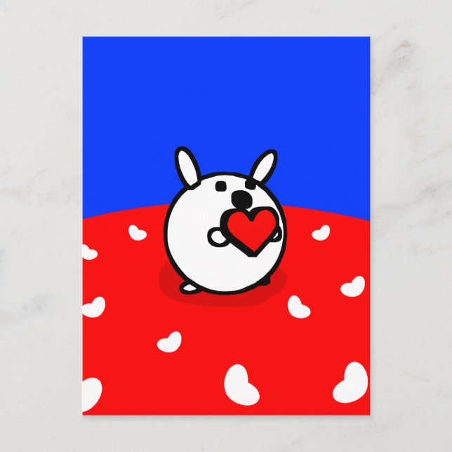 Carte postale HEART BUNNY (Devant)