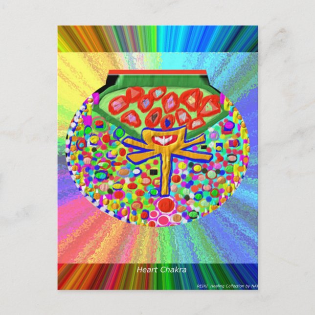 Carte Postale Heart Chakra (Devant)