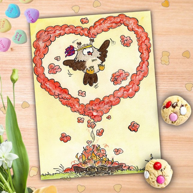 Carte postale HEART OF SMOKE de Nicole Janes (Créateur téléchargé)