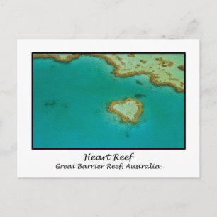 Carte Postale Heart Reef, Great Barrier Reef, Australie