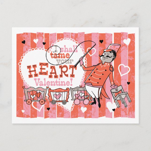 Carte postale Heart Tamer Retro Valentine (Devant)