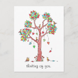 Carte Postale Heart Tree Thinking of You
