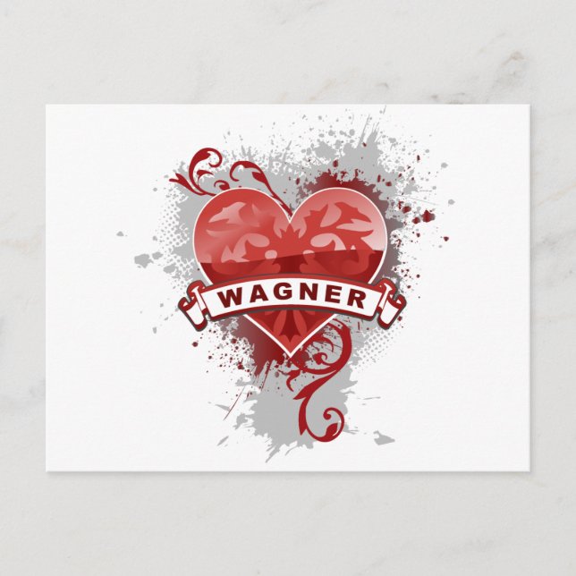 Carte Postale Heart Wagner (Devant)