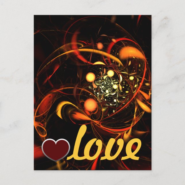 Carte postale Heartbeat Love (Devant)
