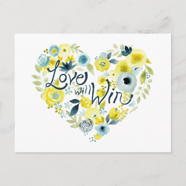 Carte Postale Heartfelt Floral II (Devant)