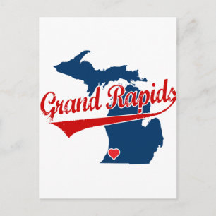 Carte Postale Hearts Grand Rapids Michigan