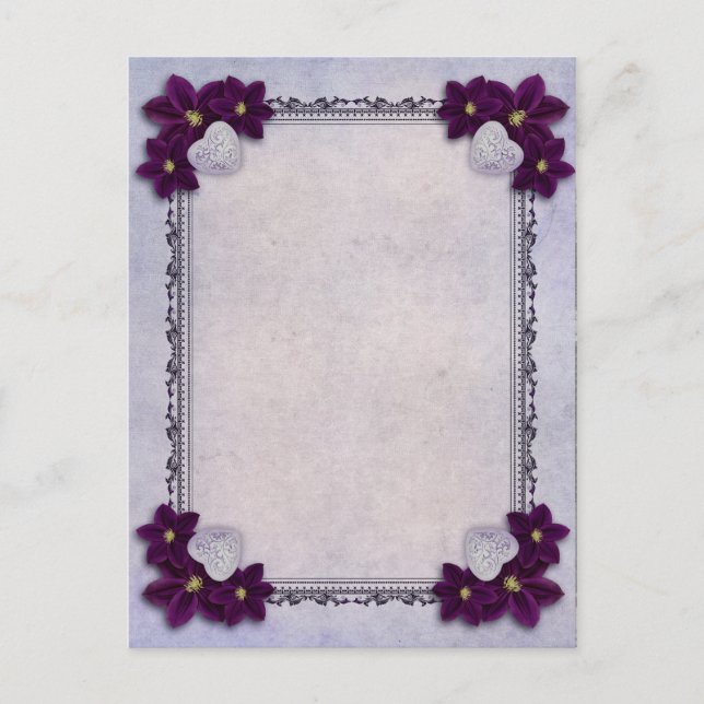 Carte Postale Hearts Love Date Personnaliser La Destinée De La D (Devant)