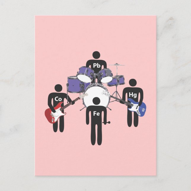 Carte Postale Heavy metal (Devant)