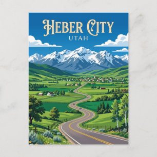 Carte Postale Heber City États-Unis