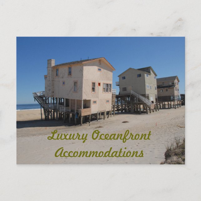 Carte Postale Hébergements De Luxe En Bord De Mer (Devant)