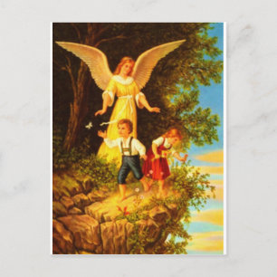 Carte Postale Heiliger Schutzengel - Huile Guardian Angel 8