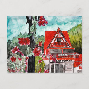 Carte Postale Helen Géorgie germanique montagnes vieux ville art