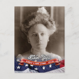 Carte Postale Helen Taft, Première Dame des Etats-Unis