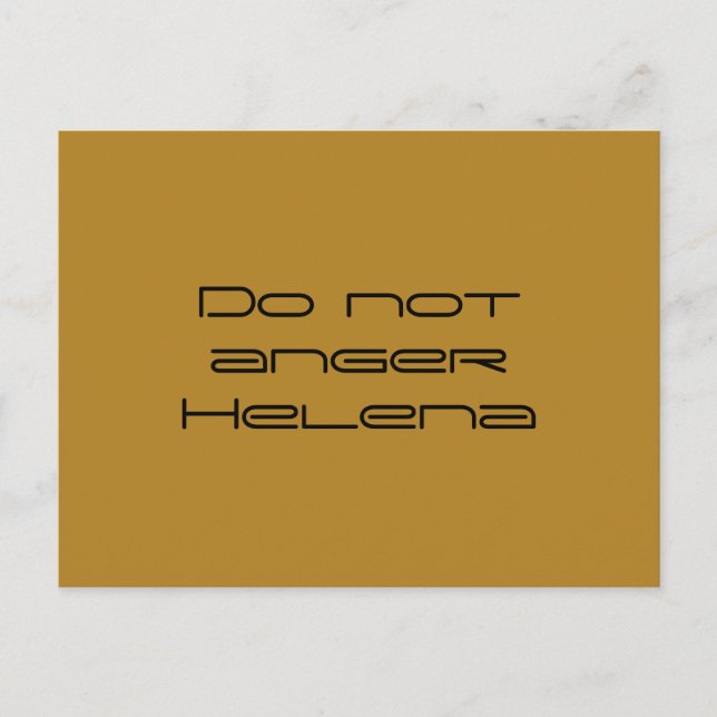 Carte Postale helena, citation d'Orphan Black Tv (Devant)