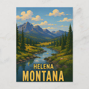 Carte Postale Helena États-Unis Région Voyage aux États-Unis