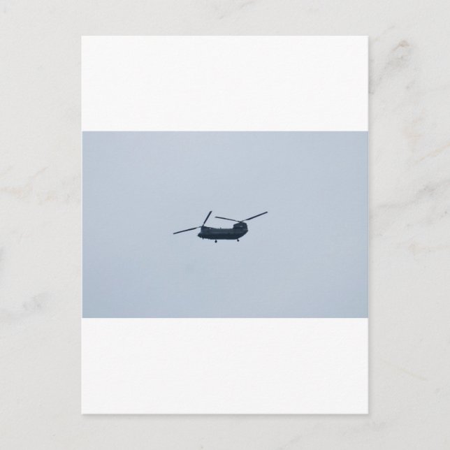 Carte Postale Hélicoptère Chinook (Devant)
