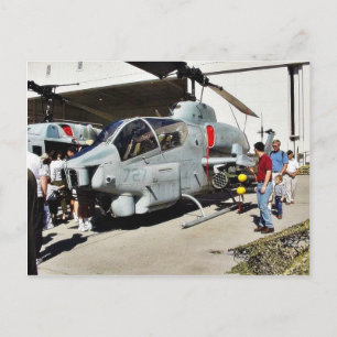 Carte Postale Hélicoptère de salon aérien