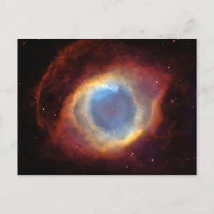 Carte Postale Helix Nebula Hubble Space