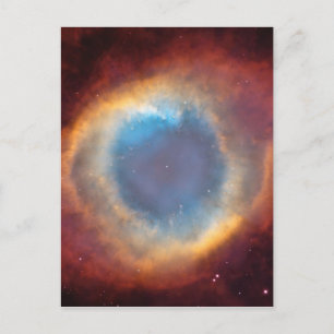 Carte Postale Helix Nebula par Hubble