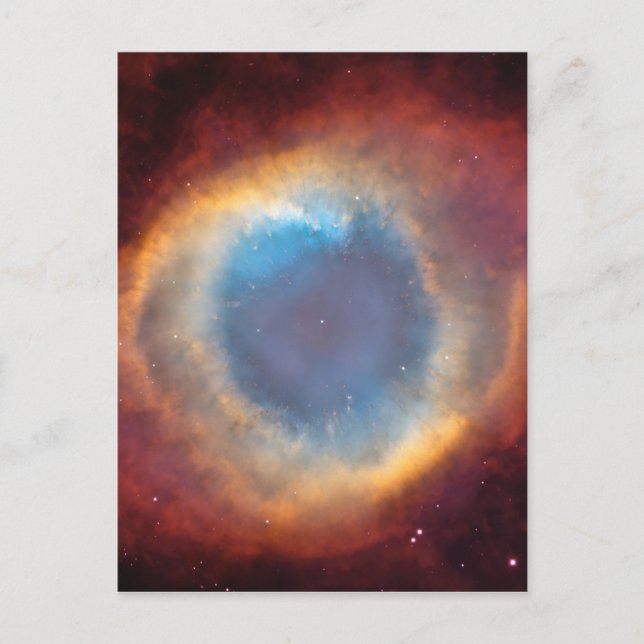 Carte Postale Helix Nebula par Hubble (Devant)