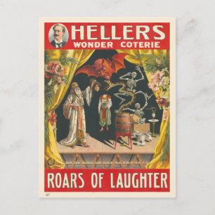 Carte Postale Hellers Wonder Coterie Poster vintage
