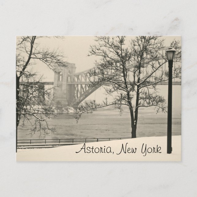 Carte Postale Hellgate Bridge, Astoria New York Postcard (Devant)