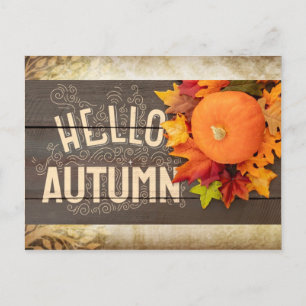 Carte Postale Hello autumn