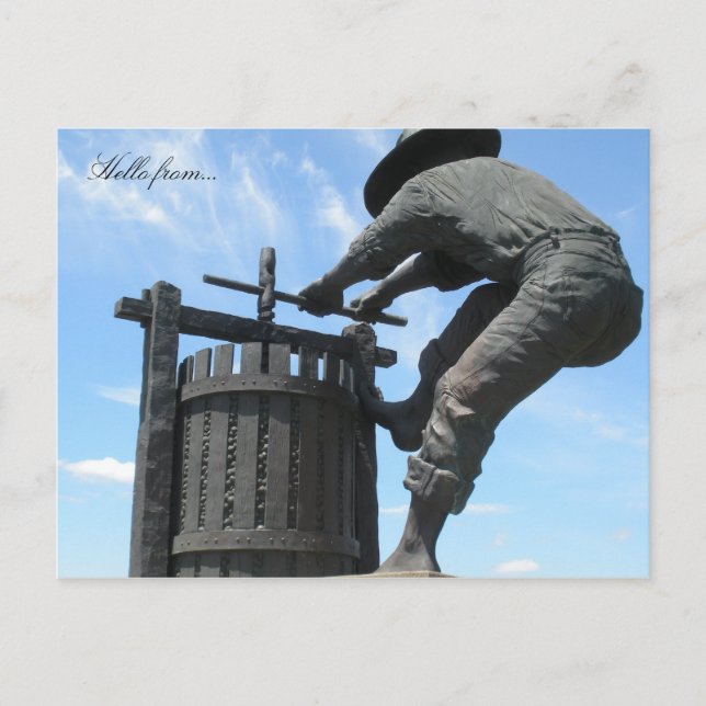 Carte Postale Hello from... Napa Valley CA (Devant)