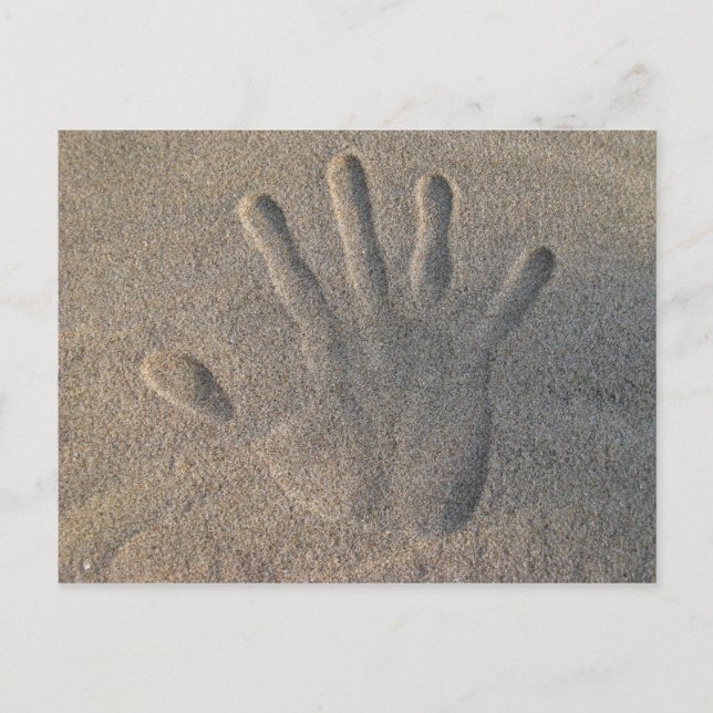 Carte Postale Hello in the Sand (Devant)