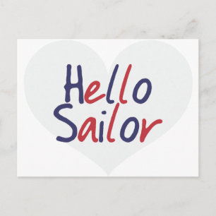 Carte Postale Hello Sailor