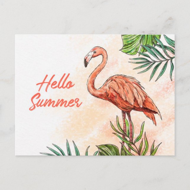 Carte Postale Hello summer (Devant)