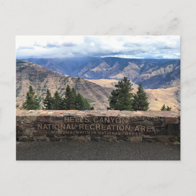 Carte Postale Hells Canyon Pittoresque Byway, OU (Devant)