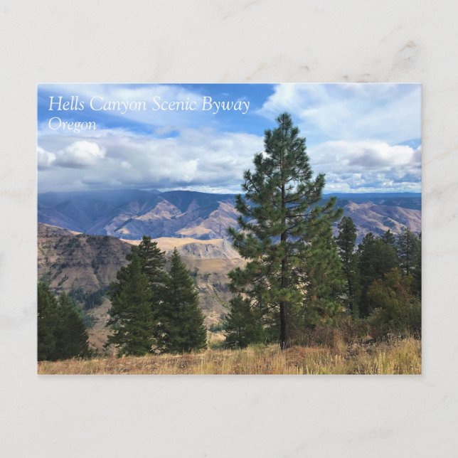 Carte Postale Hells Canyon Scenic Byway, OR (Devant)