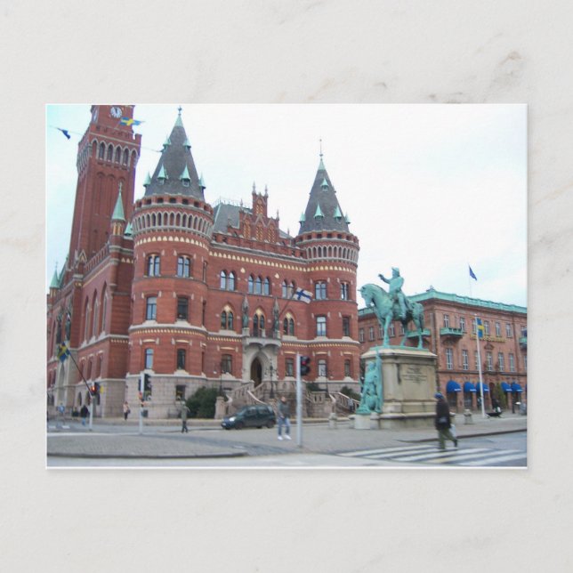 Carte Postale Helsingborg Suède (Devant)