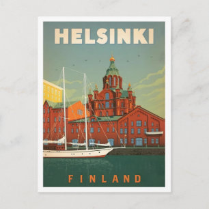 Carte Postale Helsinki Finland Voyage Ancien