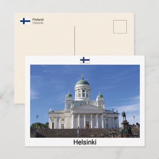 Carte Postale Helsinki - Finlande (Devant / Derrière)